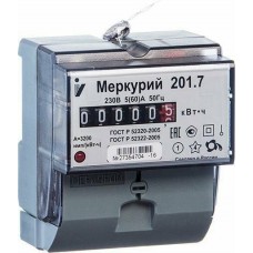 Электросчетчик МЕРКУРИЙ 201.7 230V 60A однотарифный однофазный